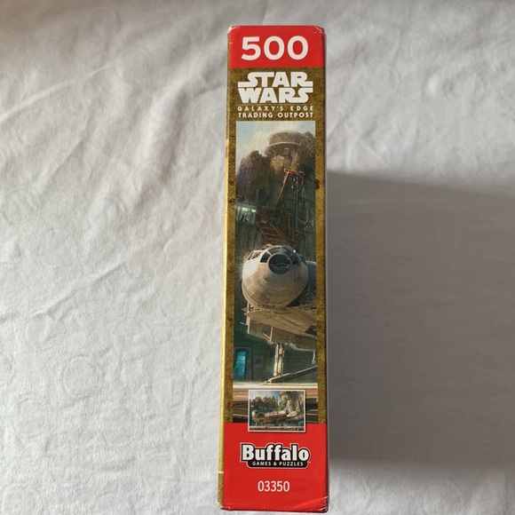 NIB Factory Sealed Star Wars Puzzle 500 Piece Galaxy’s Edge Trading Post - Picture 3 of 6